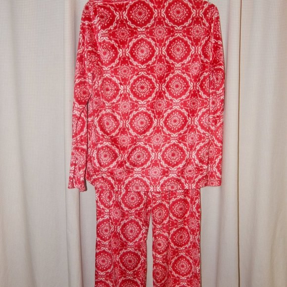 ADONNA SLEEPWEAR 2 PIECE FLEECE PAJAMA SET NWT - Picture 2 of 5